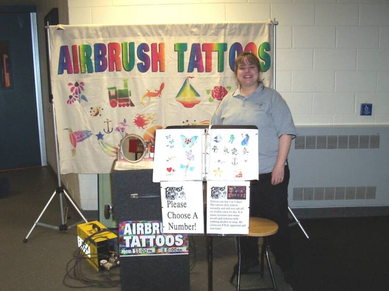Airbrush tattoos are great for a birthday party. You can do large groups or 